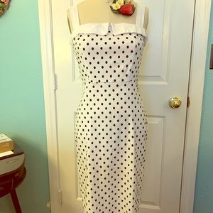 Bettie Page Polka-dot Wiggle Dress